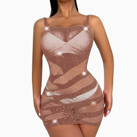 Youmylove Women Fishnet Dress Camisole Lingerie Nightgowns Chemise Nightwear Sleepwear
Youmylove Women Fishnet Dress Camisole Lingerie Nightgowns Chemise Nightwear Sleepwear