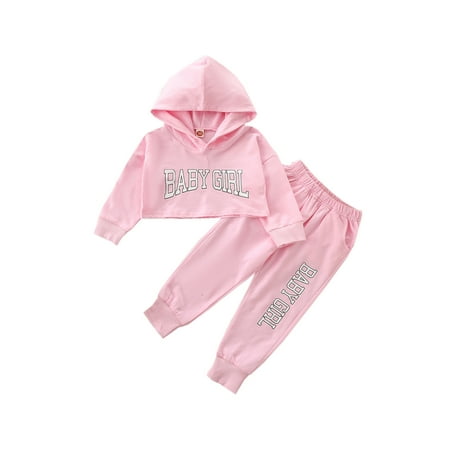 1-6Y Kids Girls Autumn Clothes Sets Letter Print Long Sleeve Pullover Hoodie Crop Top + Pant Tracksuits
1-6Y Kids Girls Autumn Clothes Sets Letter Print Long Sleeve Pullover Hoodie Crop Top + Pant Tracksuits