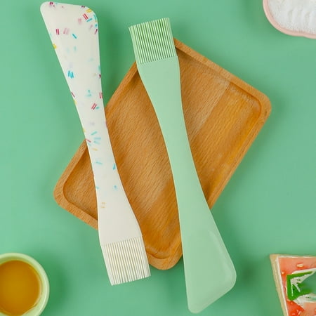 Oil Brush Double-end with Baking Spatula Silicone Comfortable Grip Grilling Brush Kitchen Tools
Oil Brush Double-end with Baking Spatula Silicone Comfortable Grip Grilling Brush Kitchen Tools