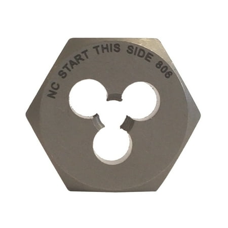 7mm X 1.00-Pitch Carbon Hexagon Rethreading Die