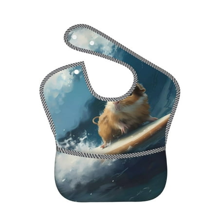 Bingfone Mess-Proof Baby Bib - Waterproof Bib for Baby Boy or Girl with Food Catcher Pocket Unisex-Surfing Guinea Pig
Bingfone Mess-Proof Baby Bib - Waterproof Bib for Baby Boy or Girl with Food Catcher Pocket Unisex-Surfing Guinea Pig