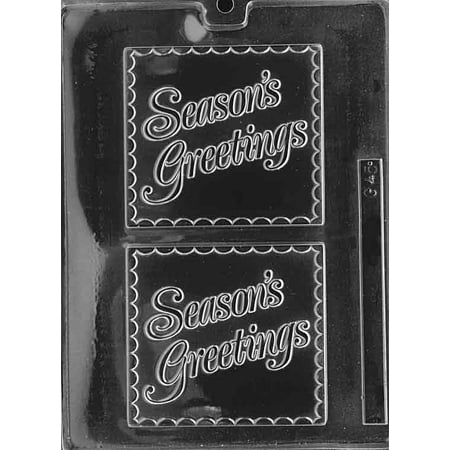 Candyland Crafts SEASONS GREETINGS Chocolate Candy Soap Mold Combo | Food Safe Plastic Durable and Reusable Chocolate Making Mold - G045 - (8 Pack)
Candyland Crafts SEASONS GREETINGS Chocolate Candy Soap Mold Combo | Food Safe Plastic Durable and Reusable Chocolate Making Mold - G045 - (8 Pack)