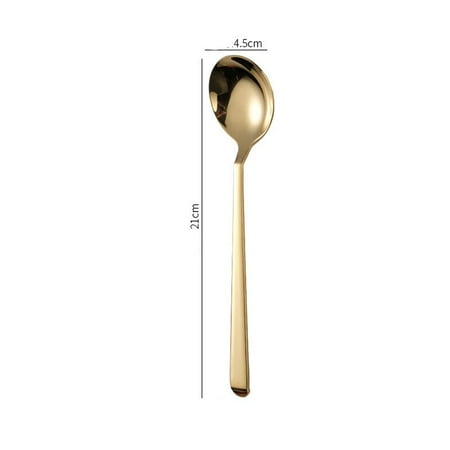 Western Luxury Golden Tableware Thicn Handle Steak Knife Fruit Fork Coffee Spoon Teaspoon Dessert Tool Kitchen Utensils
Western Luxury Golden Tableware Thicn Handle Steak Knife Fruit Fork Coffee Spoon Teaspoon Dessert Tool Kitchen Utensils