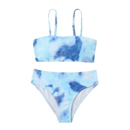 ZRBYWB Girls Swimsuit Bathing Suits Two Piece Swimsuit Kids Blue Dyeing And Printing Bikini Set Swimwear 6 To 12 Yearsale Baby Girl Clothes
ZRBYWB Girls Swimsuit Bathing Suits Two Piece Swimsuit Kids Blue Dyeing And Printing Bikini Set Swimwear 6 To 12 Yearsale Baby Girl Clothes