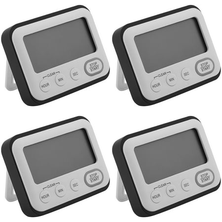 4X Digital Kitchen Countdown Timer: Teachers Classroom Counter LCD Loud Magnetic Clip Kids Simple Clock Mini Small
4X Digital Kitchen Countdown Timer: Teachers Classroom Counter LCD Loud Magnetic Clip Kids Simple Clock Mini Small