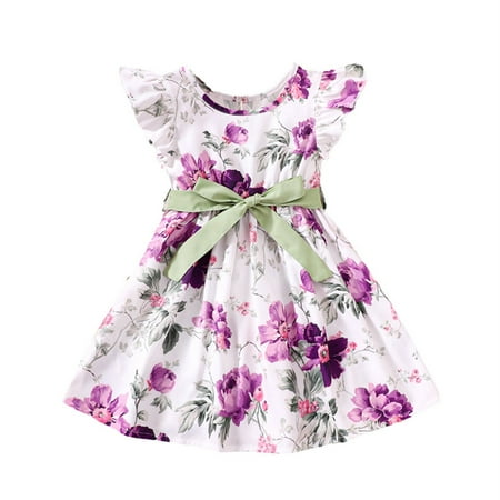 HIBRO Toddler Girls Dress Fly Sleeve Purple Flower Print Floral Dress Sundress Of Casual Skirt For 18M To 6T Champagne Lace Flower Girl Dress Counting Daisies Girls Dresses
HIBRO Toddler Girls Dress Fly Sleeve Purple Flower Print Floral Dress Sundress Of Casual Skirt For 18M To 6T Champagne Lace Flower Girl Dress Counting Daisies Girls Dresses