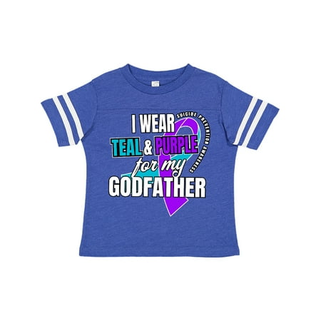 Inktastic Suicide Prevention I Wear Teal and Purple for My Godfather Gift Toddler Boy or Toddler Girl T-Shirt
Inktastic Suicide Prevention I Wear Teal and Purple for My Godfather Gift Toddler Boy or Toddler Girl T-Shirt