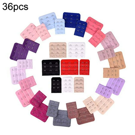 Biplut 36Pcs 2/3Rows Women Lady Adjustable Brassiere Strap Back Band Bra Extender Hook
Biplut 36Pcs 2/3Rows Women Lady Adjustable Brassiere Strap Back Band Bra Extender Hook