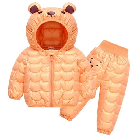 TIREOW Children s Casual Down Sets Toddler Baby Boys Girls and Boys Winter Cartoon Windproof Coat Hooded Warm Outwear Set Daily Outdoor Outfits
TIREOW Children s Casual Down Sets Toddler Baby Boys Girls and Boys Winter Cartoon Windproof Coat Hooded Warm Outwear Set Daily Outdoor Outfits