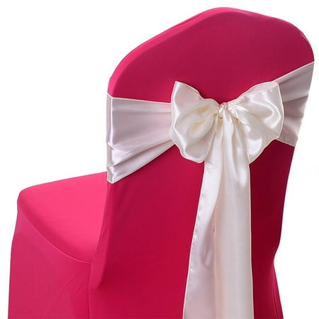 Elastic band for wedding chair with long bow for chair cover for weddings parties decorations Off-white
Elastic band for wedding chair with long bow for chair cover for weddings parties decorations Off-white