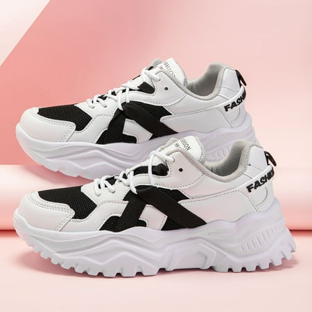 Women‘s Casual Sneakers Low Top Color-block Breathable Mesh Dad Shoes Thick Bottom Fashion Sports Shoes
Women‘s Casual Sneakers Low Top Color-block Breathable Mesh Dad Shoes Thick Bottom Fashion Sports Shoes