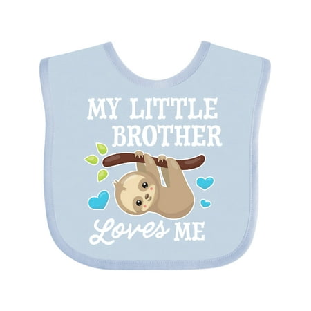 Inktastic My Little Brother Loves Me with Sloth and Hearts Gift Baby Boy or Baby Girl Bib
Inktastic My Little Brother Loves Me with Sloth and Hearts Gift Baby Boy or Baby Girl Bib