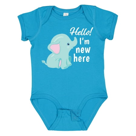 Inktastic Hello I m New Here with Cute Baby Elephant Gift Baby Boy or Baby Girl Bodysuit
Inktastic Hello I m New Here with Cute Baby Elephant Gift Baby Boy or Baby Girl Bodysuit
