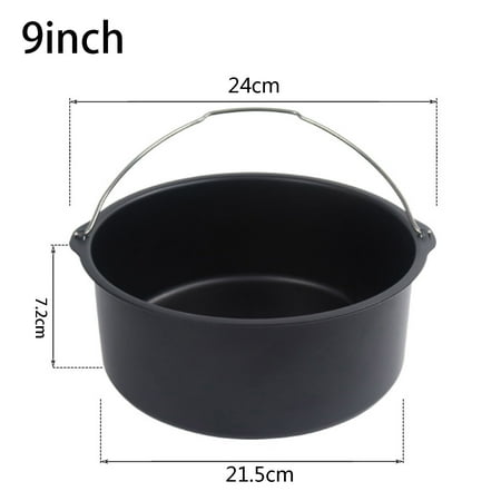 Christmas Clearance 9 Inch Non Stick AirFryer Cake Barrel Baking Pan Tray Frying Basket 
Christmas Clearance 9 Inch Non Stick AirFryer Cake Barrel Baking Pan Tray Frying Basket