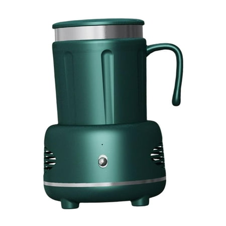 Portable Warmer Cup Heating and Cooling Beverage Plate Warmer Coaster Green