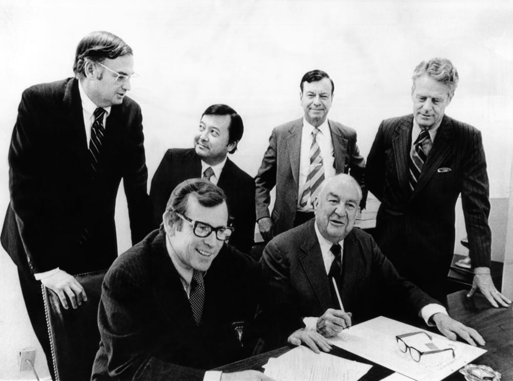 Senate Watergate Committee Members The Committee To Investigate The