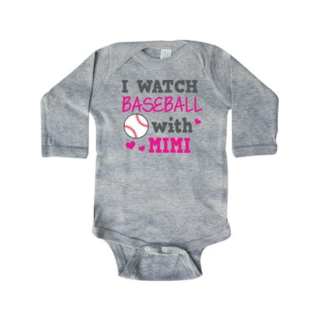 Inktastic I Watch Baseball with My Mimi Gift Baby Boy or Baby Girl Long Sleeve Bodysuit
Inktastic I Watch Baseball with My Mimi Gift Baby Boy or Baby Girl Long Sleeve Bodysuit