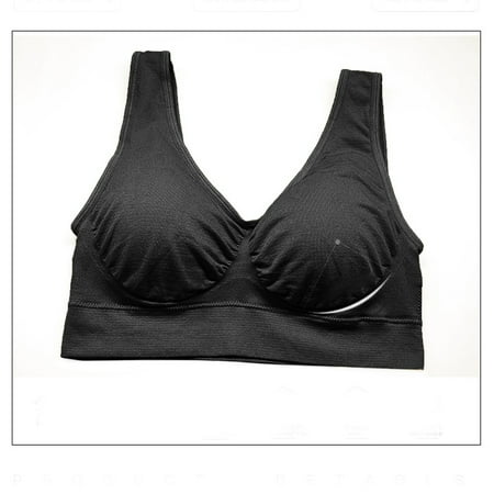 Women s Wireless Plus Size Sports Bras Solid Color Seamless Push Up Sleep Bra Comfortable Breathable Skin Friendly Everyday Bra
Women s Wireless Plus Size Sports Bras Solid Color Seamless Push Up Sleep Bra Comfortable Breathable Skin Friendly Everyday Bra