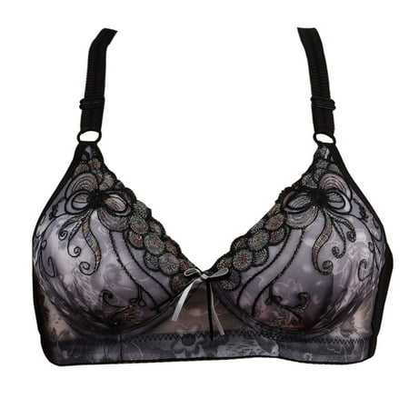 Summer Clearance Bras for Women WJSXC Woman s Solid Color Comfortable Hollow Out Perspective Bra Underwear No Rims Black L
Summer Clearance Bras for Women WJSXC Woman s Solid Color Comfortable Hollow Out Perspective Bra Underwear No Rims Black L