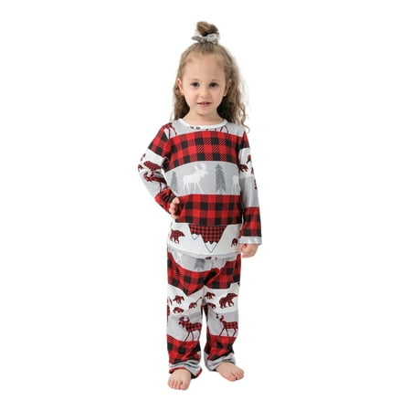 Christmas Sleepwear Xmas Cartoon Printed Loungewear Long Sleeve Plaid Pajamas Family Matching Nightgown Kid 8-9Y
Christmas Sleepwear Xmas Cartoon Printed Loungewear Long Sleeve Plaid Pajamas Family Matching Nightgown Kid 8-9Y