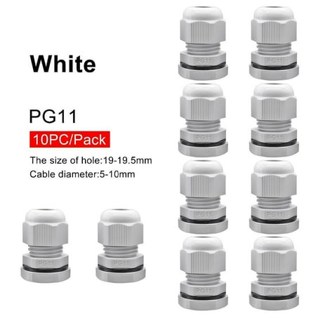 Mingyiq 10pc waterproof cable seal set plastic connectorIP68cable secure nylon connector