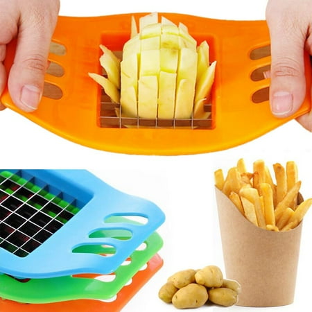 French Fries Potato Chip Cutter Stainless Steel Vegetable Fruit Chopper Chips Easy Cut Kitchen Tools Gadget Accessories
French Fries Potato Chip Cutter Stainless Steel Vegetable Fruit Chopper Chips Easy Cut Kitchen Tools Gadget Accessories