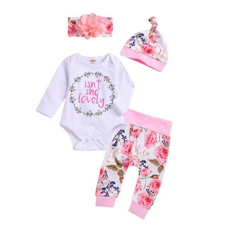 HOTWINTER 4Pcs Cute Newborn Baby Girls Pink Print Hoodie T-Shirt Top + Pants Outfits Set
HOTWINTER 4Pcs Cute Newborn Baby Girls Pink Print Hoodie T-Shirt Top + Pants Outfits Set