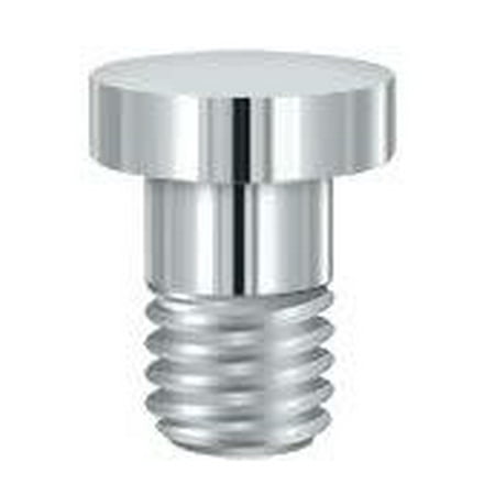 Deltana Hpss70 1/2 Diameter Button Tip Door Hinge Final - Chrome