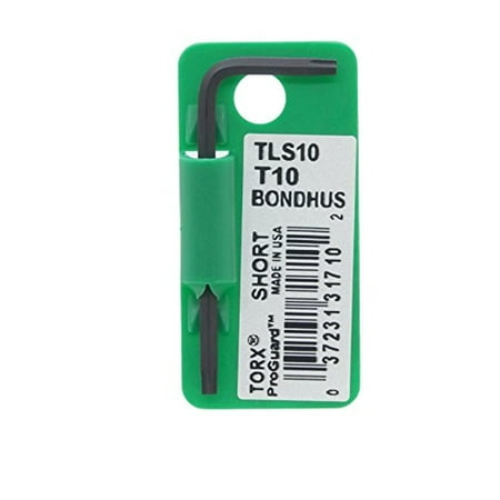 bondhus 31710 t10 torx l-wrench - short arm