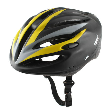 Juniors Skateboard Skiing Racing Bicycle Bike Sports Helmet Yellow Black