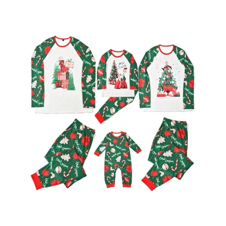 Huakaishijie Christmas Family Matching Pajamas Set Tree Print Tops with Pants Sleepwear for Adults Kid and Baby
Huakaishijie Christmas Family Matching Pajamas Set Tree Print Tops with Pants Sleepwear for Adults Kid and Baby