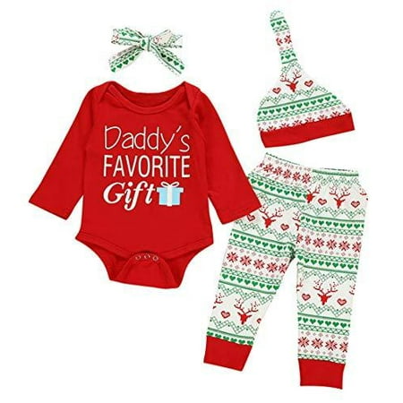 Styles I Love Infant Baby Girls Daddy s Favorite Gift Red Long Sleeve Bodysuit and Pants Hat Headband 4pcs Christmas Outfit
Styles I Love Infant Baby Girls Daddy s Favorite Gift Red Long Sleeve Bodysuit and Pants Hat Headband 4pcs Christmas Outfit