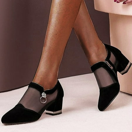 Alueeu Women s sandals Fish Mouth Women s Thick Heel High Heel Lace Mesh High Top Sandals
Alueeu Women s sandals Fish Mouth Women s Thick Heel High Heel Lace Mesh High Top Sandals