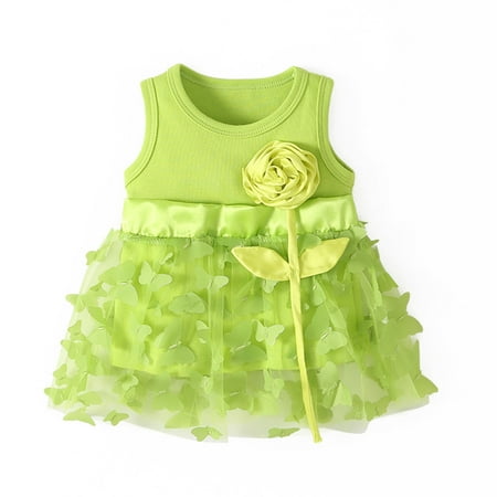 WUDATI Summer Long pleated skirt Baby Girls Spring Summer Print Lace Ruffle Sleeveless Princess Dress Fashionable Cute Soft Breathable Flexible and Skin Friendly
WUDATI Summer Long pleated skirt Baby Girls Spring Summer Print Lace Ruffle Sleeveless Princess Dress Fashionable Cute Soft Breathable Flexible and Skin Friendly