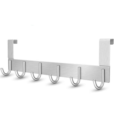Aluminum Door Hook Strip for German Doors - 6 Hook Coat Rack Fits 1-1.6 cm Thickness
Aluminum Door Hook Strip for German Doors - 6 Hook Coat Rack Fits 1-1.6 cm Thickness
