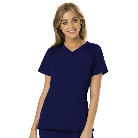 HeartSoul Break On Through Women s Scrubs Top V-Neck HS660
