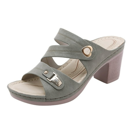 Jikolililili Fashion Women s Casual Shoes Breathable High Heels Outdoor Leisure Sandals Women Shoes Christmas 2022 Deals Clearance
Jikolililili Fashion Women s Casual Shoes Breathable High Heels Outdoor Leisure Sandals Women Shoes Christmas 2022 Deals Clearance