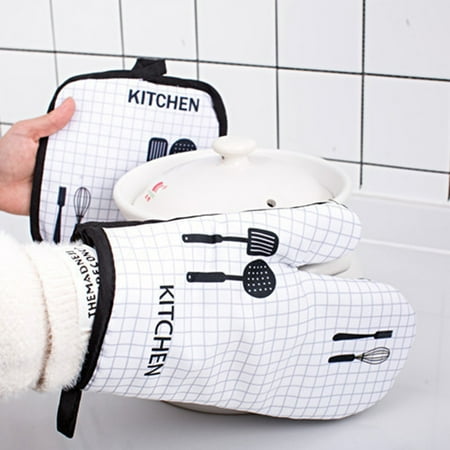 Hexiuwan 1 Set Heat Resistant Microwave Glove with Pot Pad Polyester Cotton Eco-friendly Baking Glove Cooking Tool
Hexiuwan 1 Set Heat Resistant Microwave Glove with Pot Pad Polyester Cotton Eco-friendly Baking Glove Cooking Tool