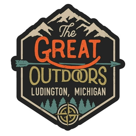 Ludington Michigan The Great Outdoors Design 4-Inch Fridge Magnet
Ludington Michigan The Great Outdoors Design 4-Inch Fridge Magnet