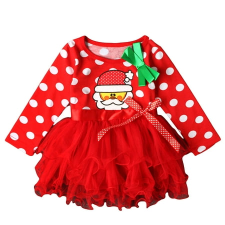 DNDKILG Baby Toddler Girls Tulle Tutu Christmas Sundress Bow Dress Spring Long Sleeve Dresses Yellow 6M-4Y 100
DNDKILG Baby Toddler Girls Tulle Tutu Christmas Sundress Bow Dress Spring Long Sleeve Dresses Yellow 6M-4Y 100