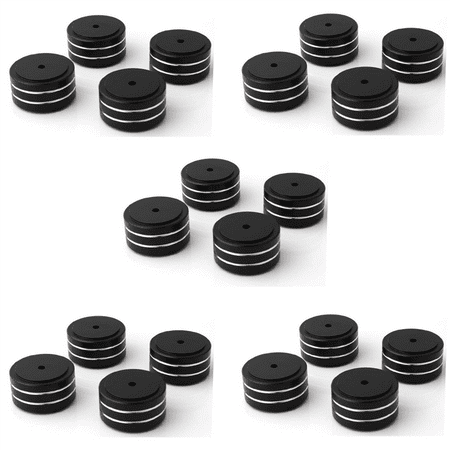 20Pcs 40X20mm Aluminum HiFi AMP Speaker Isolation Stand Turntable DAC Feet Pad