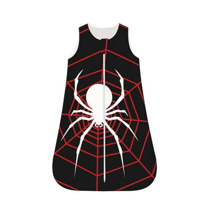 Fotbe Spider On The Web Pattern Sleep Sack - Baby Wearable Blanket with Zipper Extra Soft Cotton Sleeveless Sleeping Bag for Infants-Large
Fotbe Spider On The Web Pattern Sleep Sack - Baby Wearable Blanket with Zipper Extra Soft Cotton Sleeveless Sleeping Bag for Infants-Large