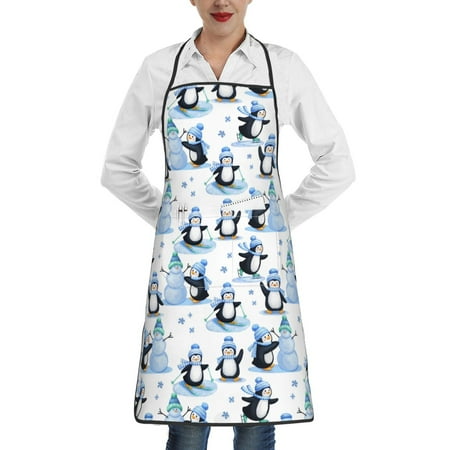Rocae Playful Penguins and Snowmen for Kitchen Aprons for Women Adjustable Cooking Kitchen Chef Apron for Men with Pockets
Rocae Playful Penguins and Snowmen for Kitchen Aprons for Women Adjustable Cooking Kitchen Chef Apron for Men with Pockets