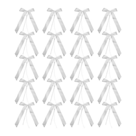 White Satin Ribbon Bow Decoration For Wedding Car Decor Wrapping Paper Pendant Living room car Hanging tag hanging doll tag festival decoration supplies
White Satin Ribbon Bow Decoration For Wedding Car Decor Wrapping Paper Pendant Living room car Hanging tag hanging doll tag festival decoration supplies