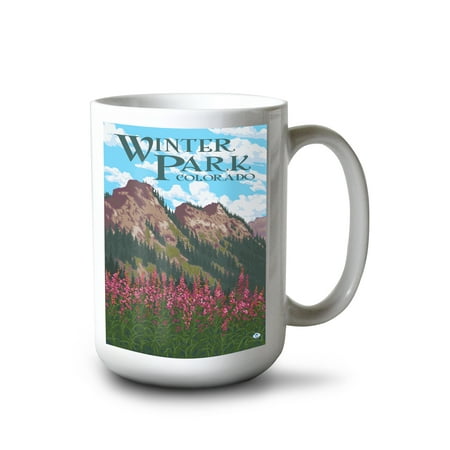 15 fl oz Ceramic Mug Winter Park Colorado Fireweed and Mountains Dishwasher & Microwave Safe
15 fl oz Ceramic Mug Winter Park Colorado Fireweed and Mountains Dishwasher & Microwave Safe