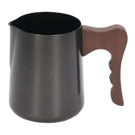 Coffee Pitcher Integrated Design Frothing Pitcher Food Grade For Kitchen Brown Handle
Coffee Pitcher Integrated Design Frothing Pitcher Food Grade For Kitchen Brown Handle