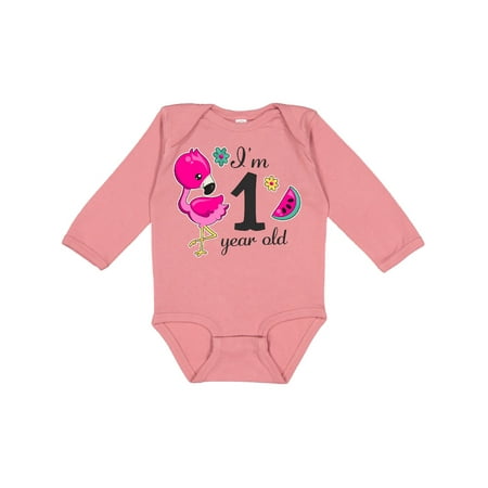 Inktastic I m 1 year old with Flamingo and Flowers Gift Baby Girl Long Sleeve Bodysuit
Inktastic I m 1 year old with Flamingo and Flowers Gift Baby Girl Long Sleeve Bodysuit