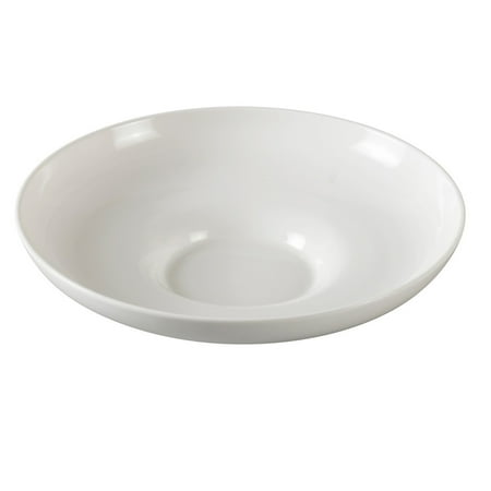 Piscataway Round Salad Bowl 60 Oz. 13 Dia. Porcelain White Pack of 4