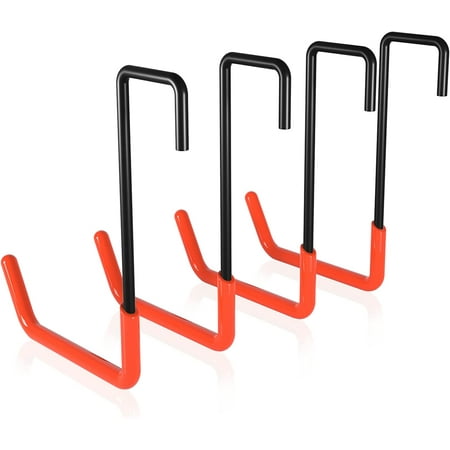 4 Pack Garage Hooks Heavy Duty Large S Hooks for Hanging No Drill Utility Hooks for Ladder Bike Storage Rafter Hanger Garden Tool Organizer (4pcs Orange Garage Hook)
4 Pack Garage Hooks Heavy Duty Large S Hooks for Hanging No Drill Utility Hooks for Ladder Bike Storage Rafter Hanger Garden Tool Organizer (4pcs Orange Garage Hook)