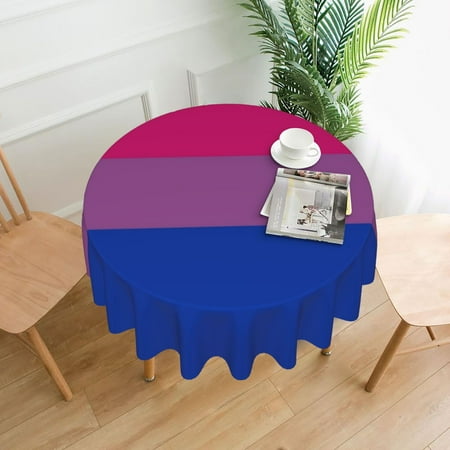 Bisexual_Pride_Flag Tablecloths Round Tablecloth Waterproof Table Cloth Stain-Resistant For Party Decoration 60 Inches
Bisexual_Pride_Flag Tablecloths Round Tablecloth Waterproof Table Cloth Stain-Resistant For Party Decoration 60 Inches